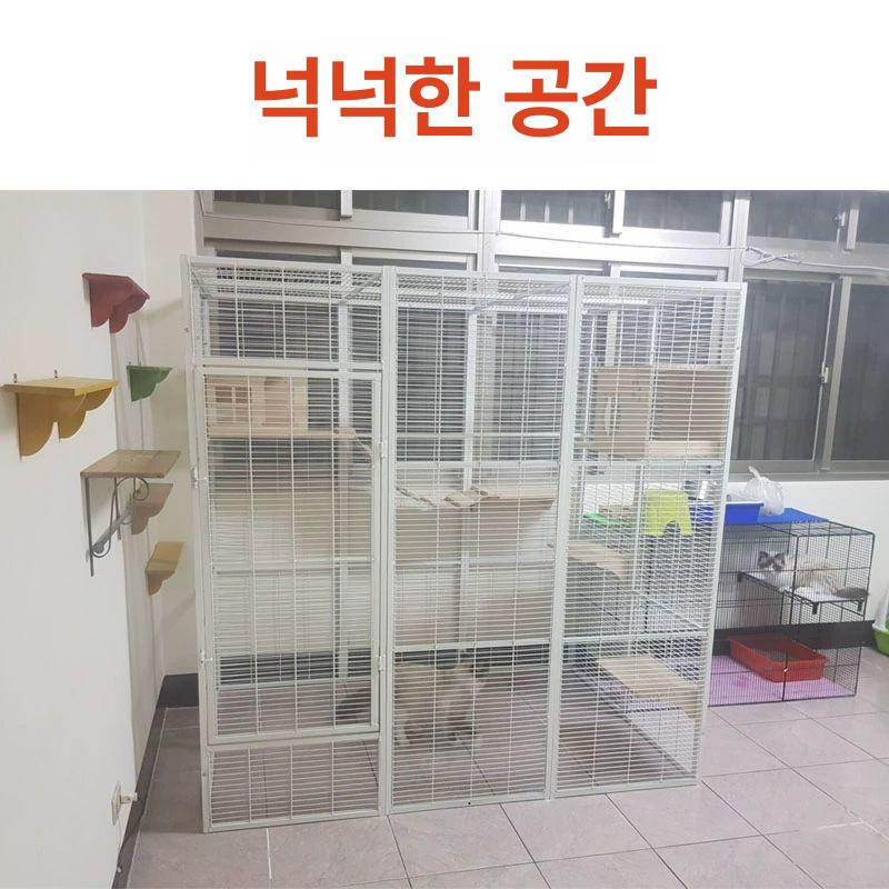 강아지 케이지 초대형 철장 토끼 고양이 닭장 대형견 격리장 반려동물 사육장 울타리 - 상세 이미지 3