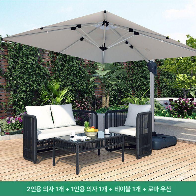 테라스 차양막 옥상 카페 햇빛차단 그늘막 방수천막 캐노피 타프 루프탑 UV차단 야외용 - 상세 이미지 4