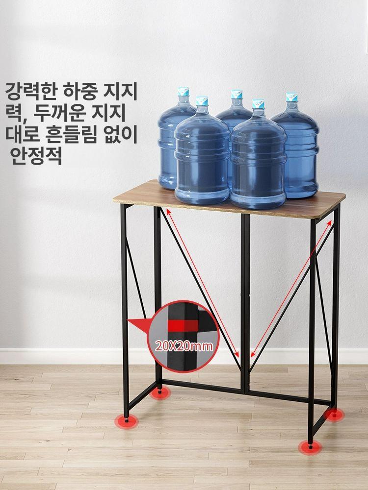 사이드 테이블 접이식 이동식 책상 데스크 높낮이조절 틈새 수납장 폴딩 거실 - 상세 이미지 5