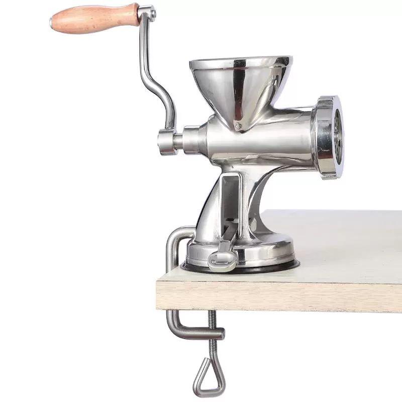 수동 민찌기 스테인리스 소형 분쇄기 고기 패티 다짐육 떡갈비 조리기구 - 상세 이미지 3