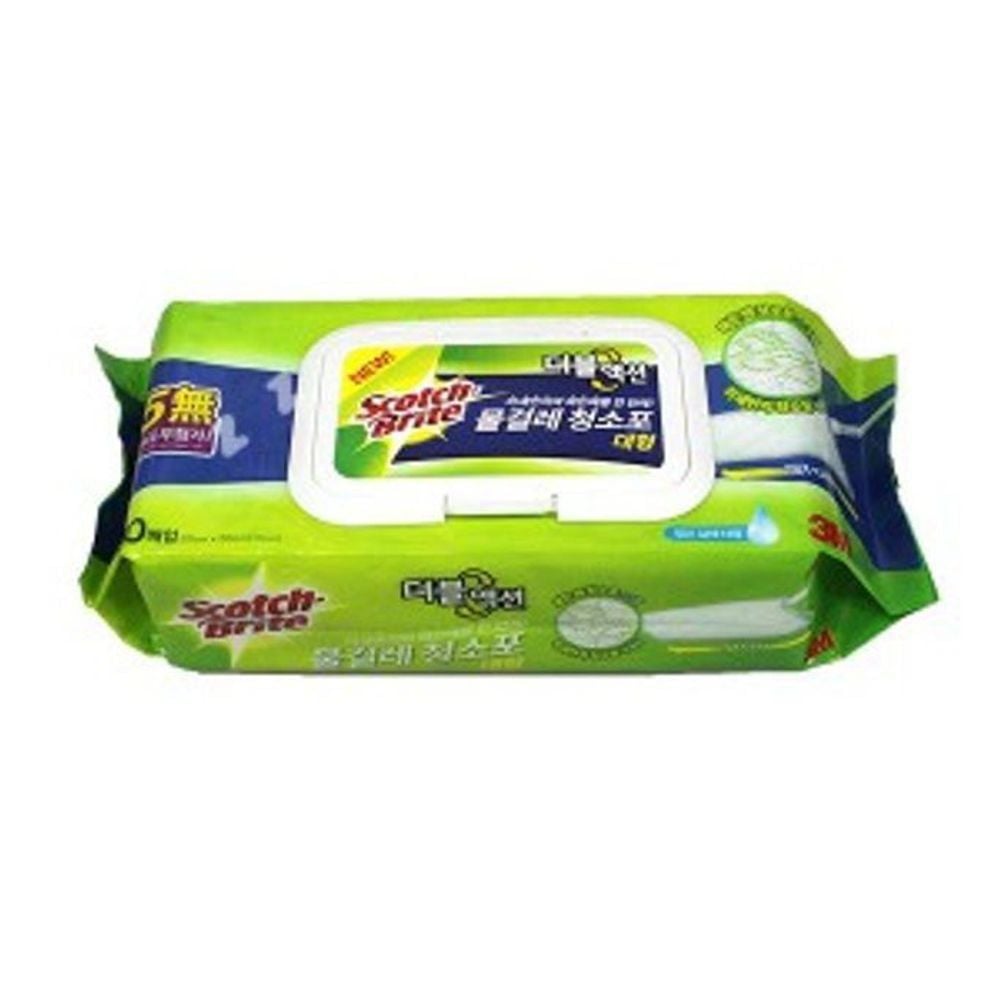 3M 일회용 청소 티슈 와이퍼 물걸레 청소포 20매 - 상품 이미지
