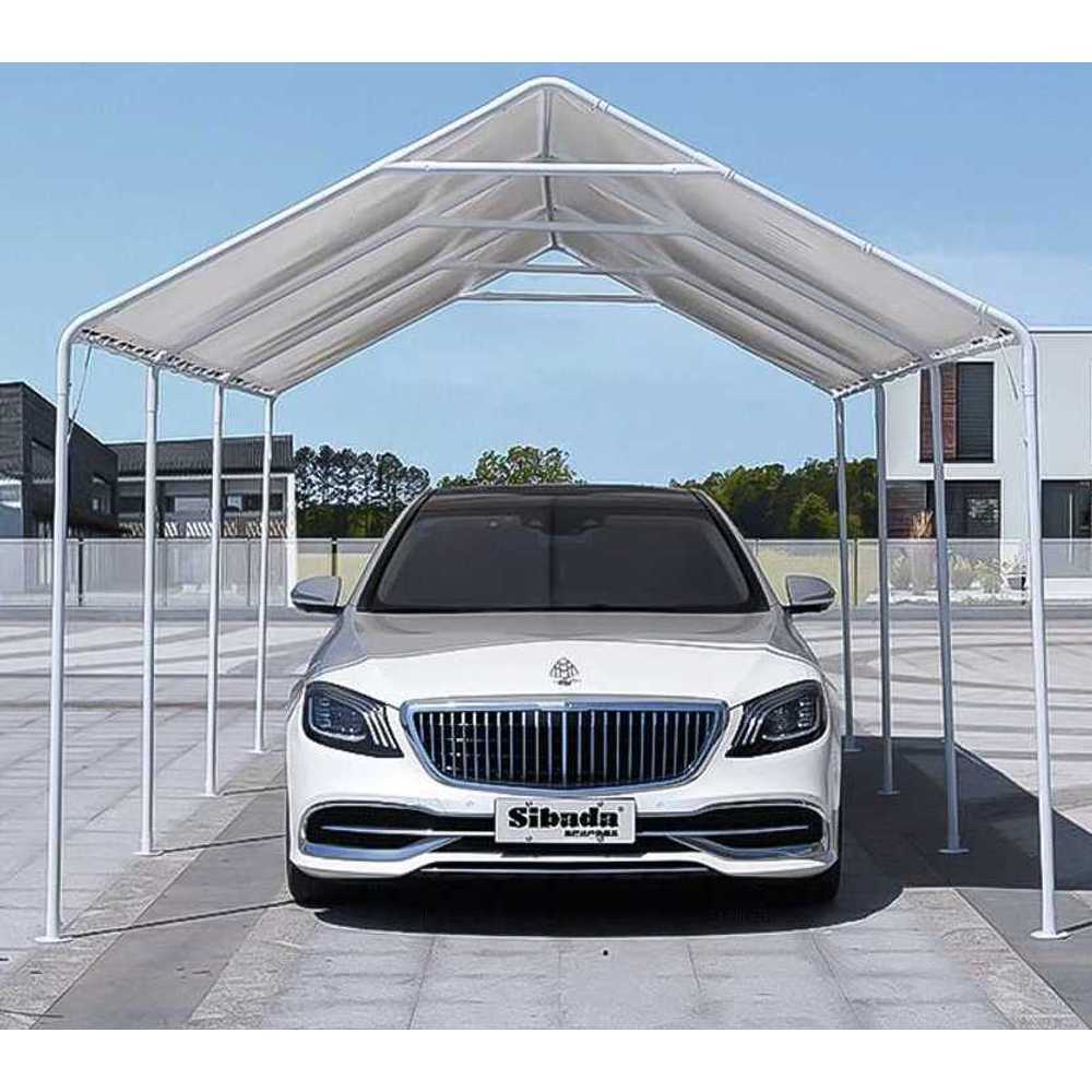 전원주택 주차장 캐노피 가정용 햇빛 차단 방수 천막 2.8x3m - 상품 이미지