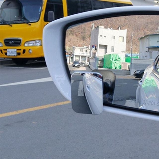 사각 60mm 차량용 자동차 사각지대 광각 보조 사이드미러 - 상품 이미지