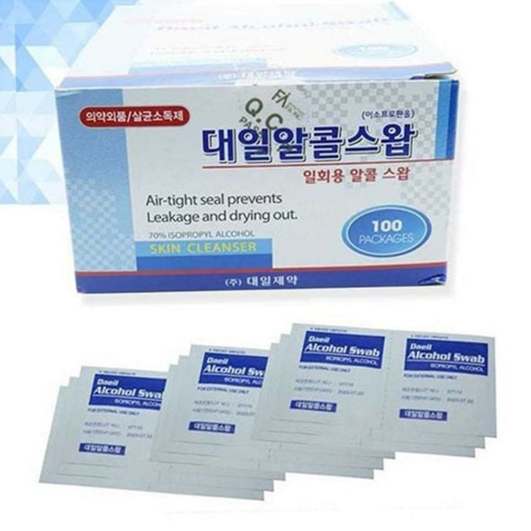 일회용 알콜솜 개별포장 소독 의료용 휴대용 피부 - 상품 이미지