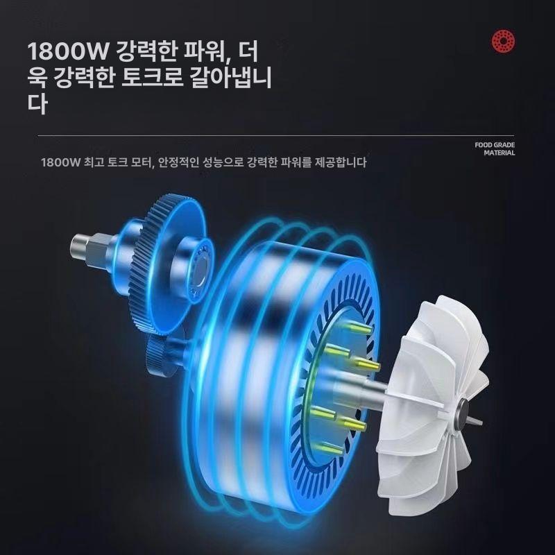 업소용 분쇄기 고기 다지기 전동 믹서기 민서기 정육점 마늘 다짐기 절단기 - 상세 이미지 5