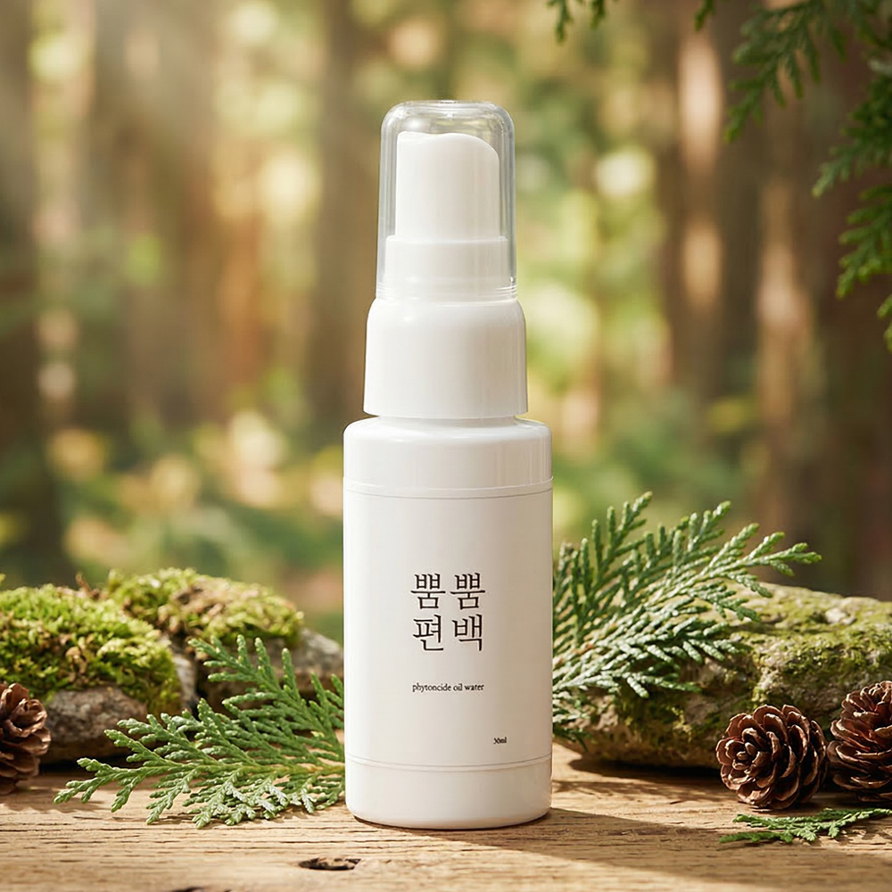 뿜뿜편백 3%편백오일함유 편백수 피톤치드 스프레이 30mL 담배냄새제거 차량용탈취제 자동차냄새제거 새차냄새제거 - 상품 이미지