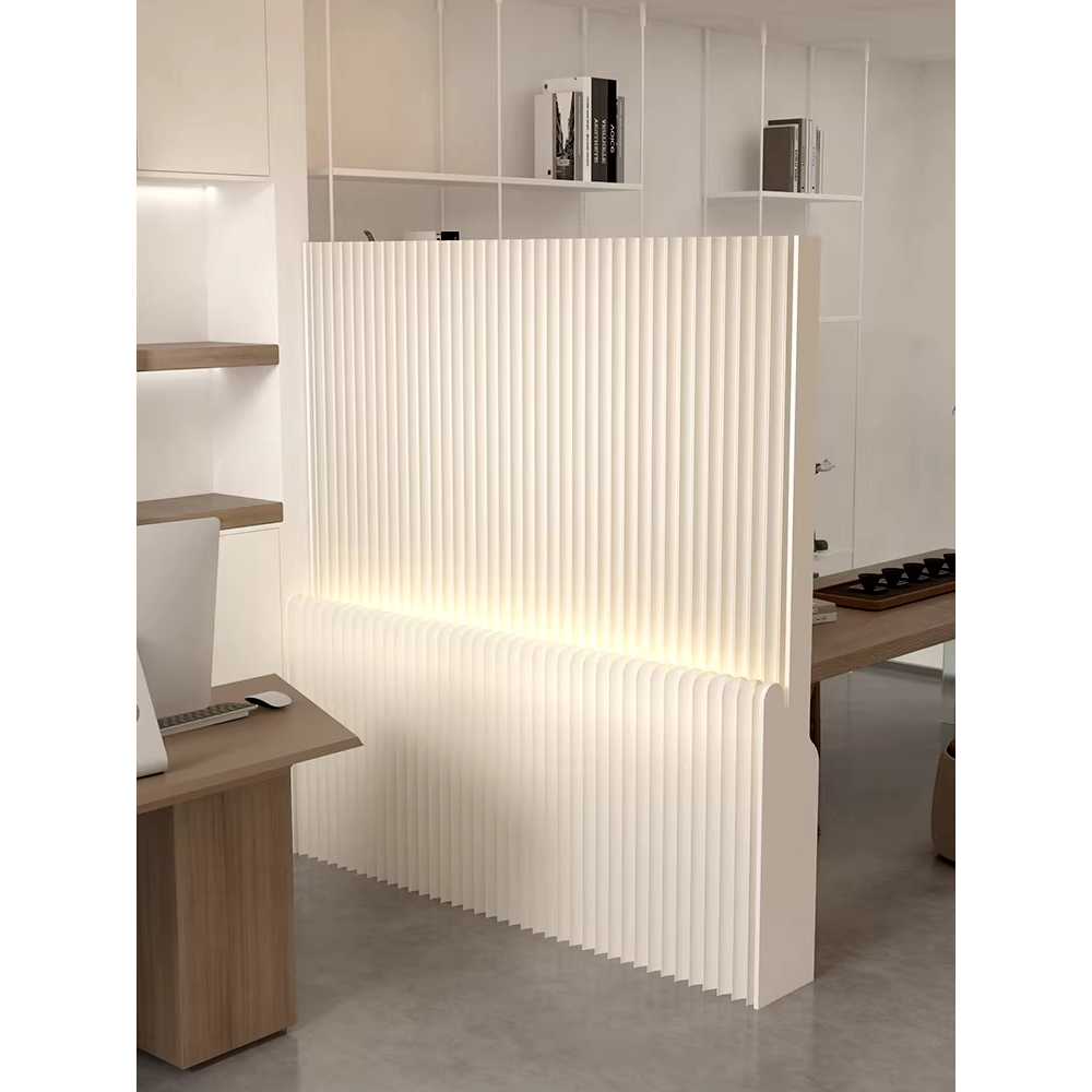 공간분리 파티션 종이 조명 접이식 스크린 칸막이 벽 1.6x2m 1.6m(높이) x 1-2m(길이) - 상세 이미지 4