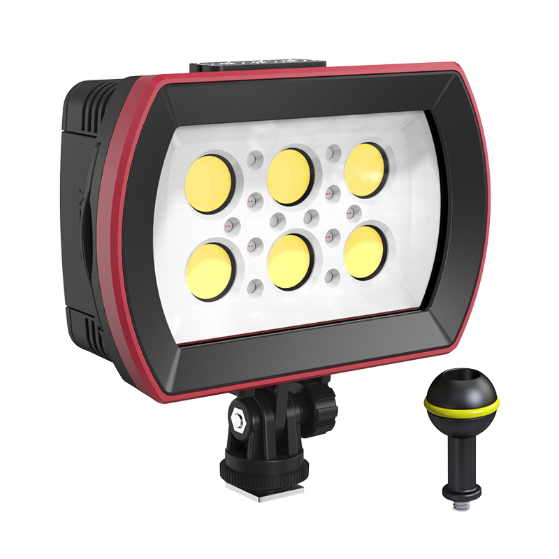 Seafrogs SL-22 6000루멘 수중 촬영 다이빙 조명 휴대용 플래쉬 - 상세 이미지 3