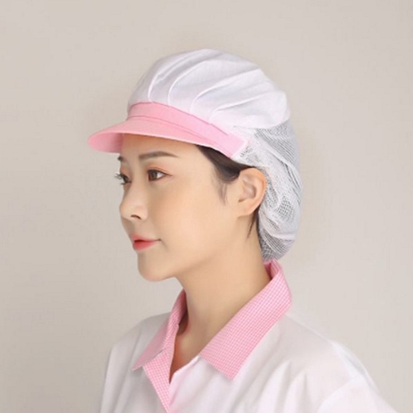 가벼운 급식 위생모 주방 식당 위생모 조리사 망사 - 상품 이미지