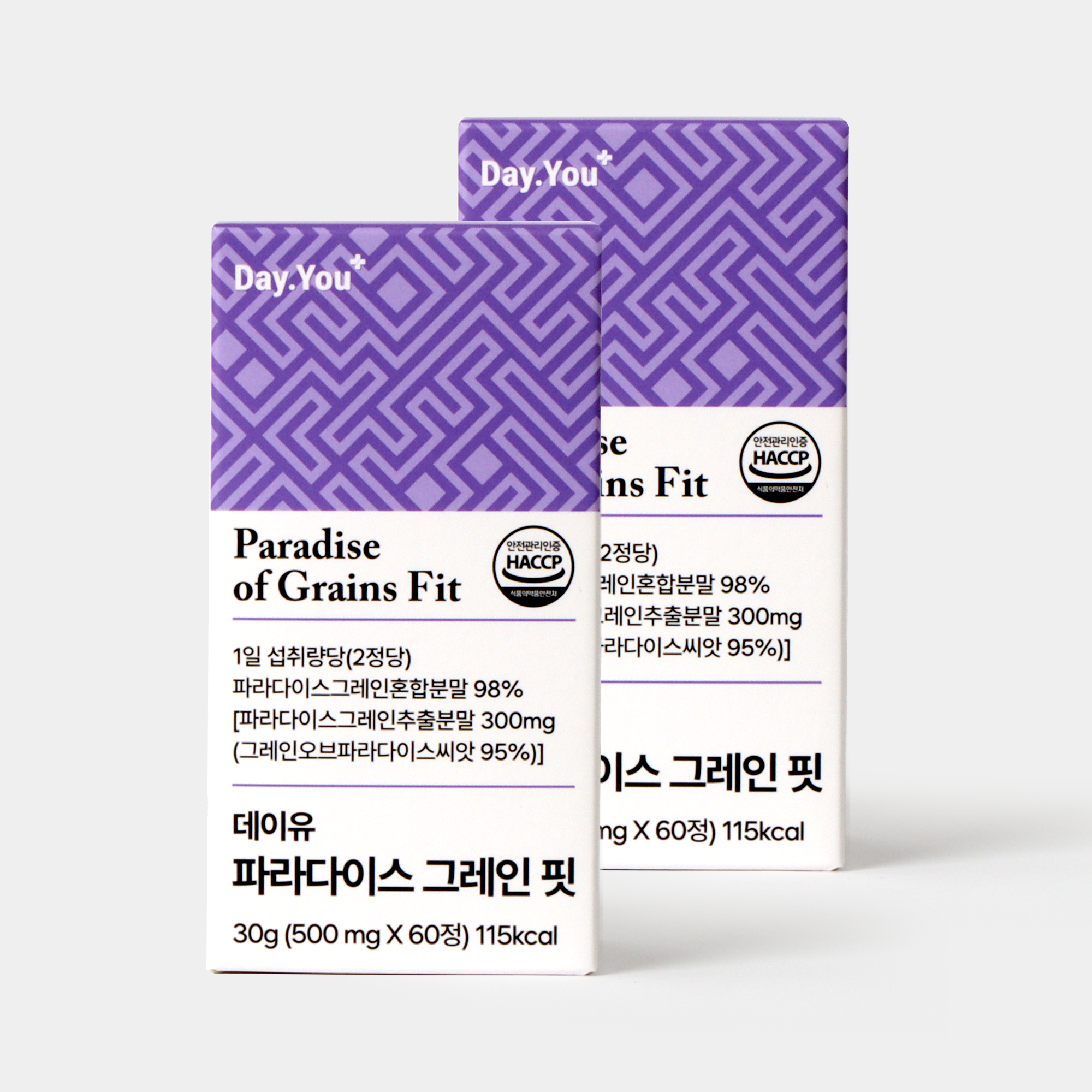 데이유 파라다이스 그레인 핏 60정, 2개 - 상품 이미지