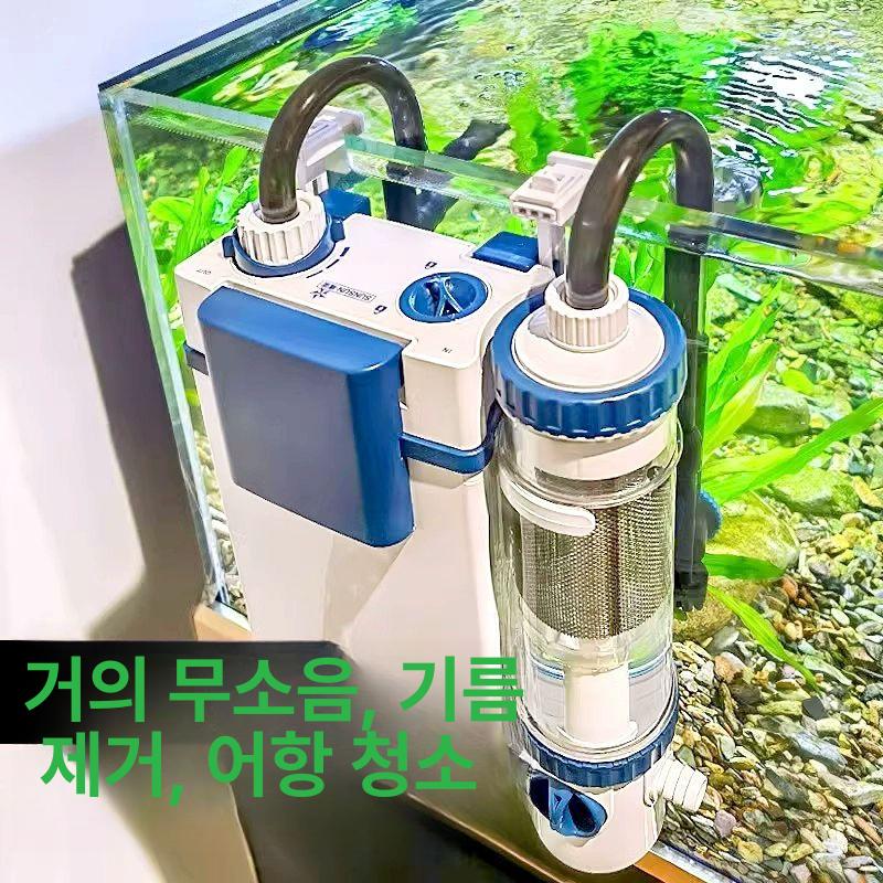 걸이식 여과기 무소음 어항 측면 거북이 구피 외부 스펀지 사이드 워터클리너 - 상세 이미지 3