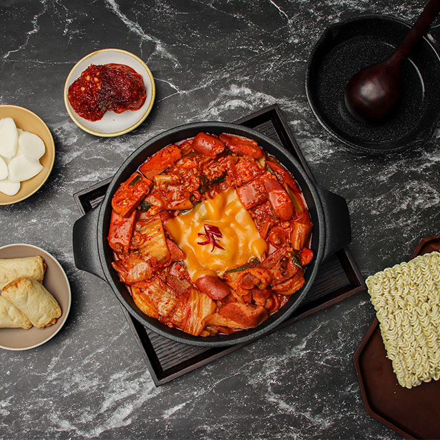 햄가득 의정부 부대찌개거리 맛집, 부대볶음 (2인분,라면사리포함) - 상세 이미지 3
