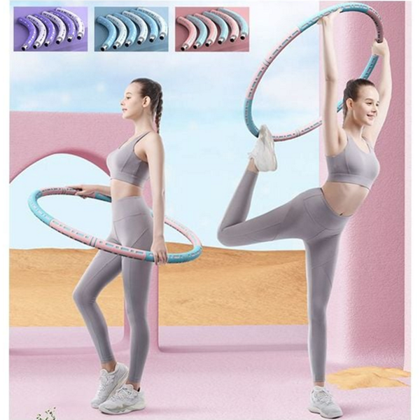 다이어트 홈트 트레이닝 훌라후프 지압 훌라후프 무소음 분리형 실내 성인 - 상세 이미지 2