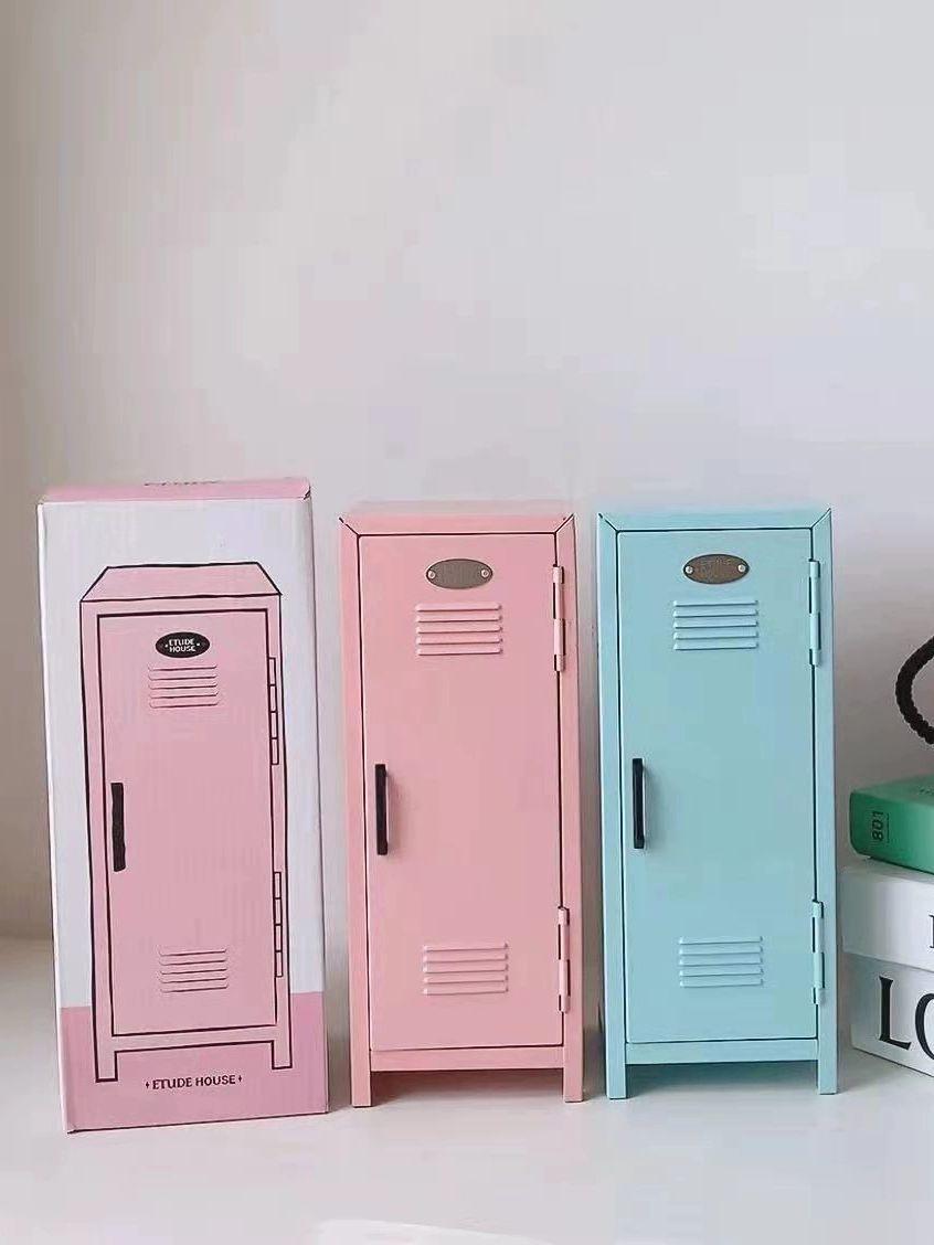미니어처 락커룸 철제 수납 장식 소품 캐비닛 화장품 정리 관물대 관물함 미니 - 상세 이미지 2