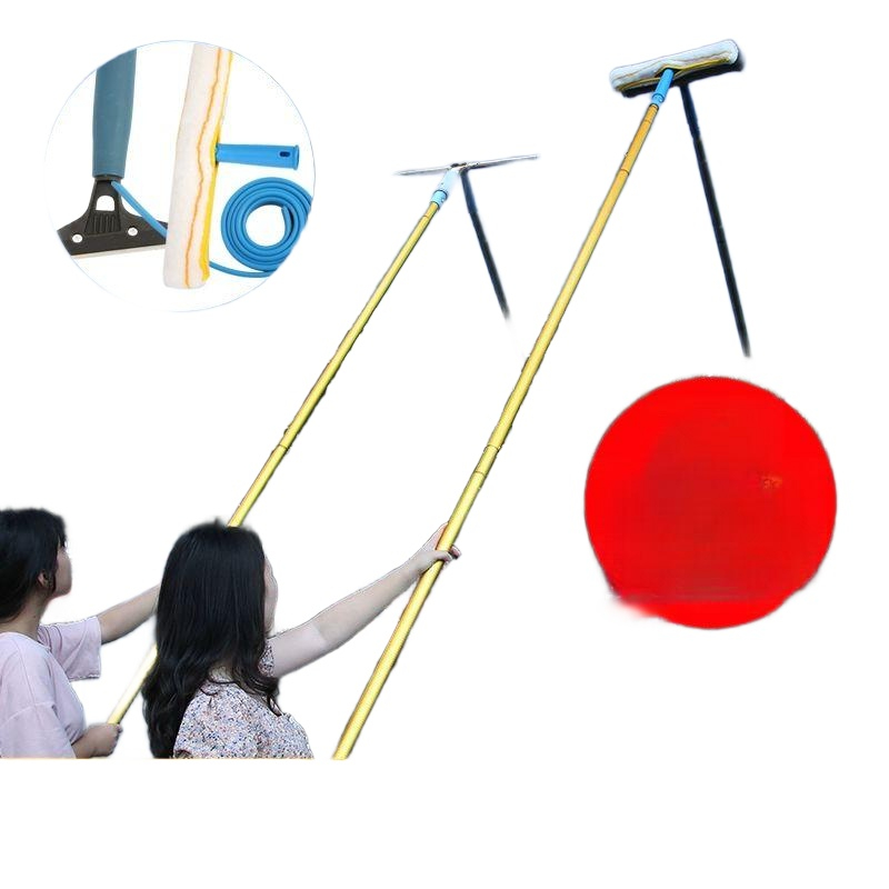외벽 와이퍼 빌딩 고층 유리창 청소기 스퀴지 상가 통유리 건물 클리너 도구 - 상품 이미지