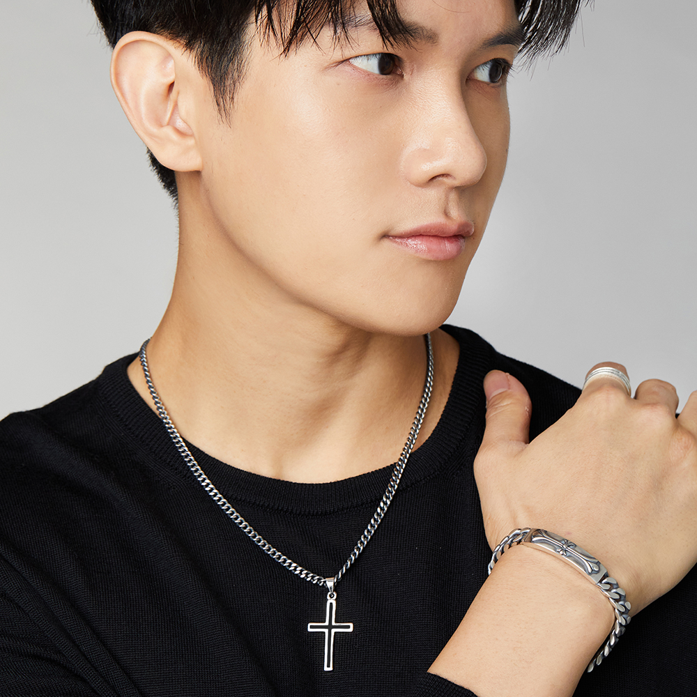 925실버체인목걸이 순은 십자가necklace 남자실버목걸이 줄 이미지 7