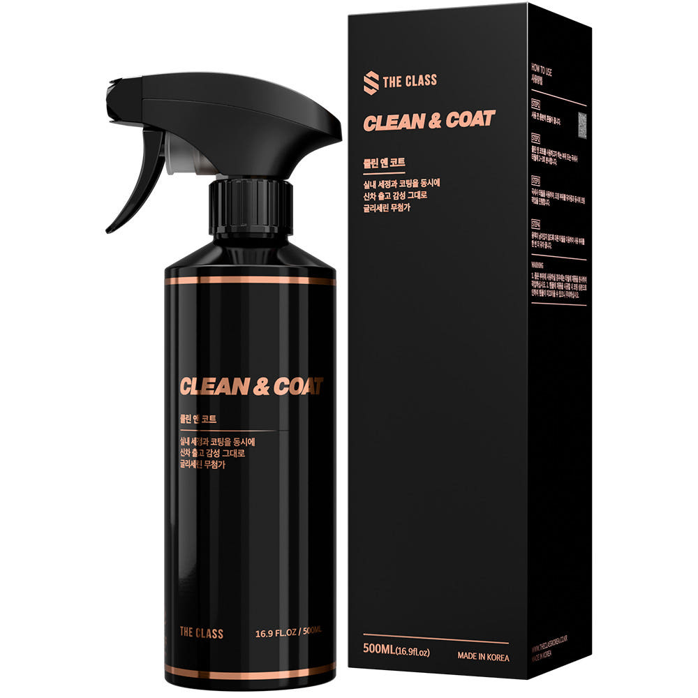 더클래스 클린앤코트 자동차 실내 세정제 코팅제 가죽클리너 500ml 가격 비교 THECLASS 더 클래스 더클래스 클린앤코트 자동차 실내 세정제 코팅제 가죽클리너 500ml