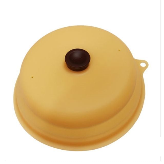 파미레 노랑 푸드 실리콘랩 냄비 덮개 뚜껑 커버 22cm - 상품 이미지