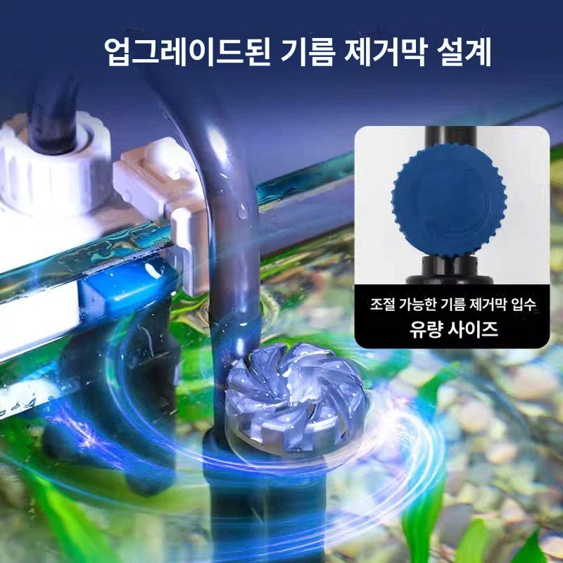 걸이식 여과기 무소음 어항 측면 거북이 구피 외부 스펀지 사이드 워터클리너 - 상세 이미지 4