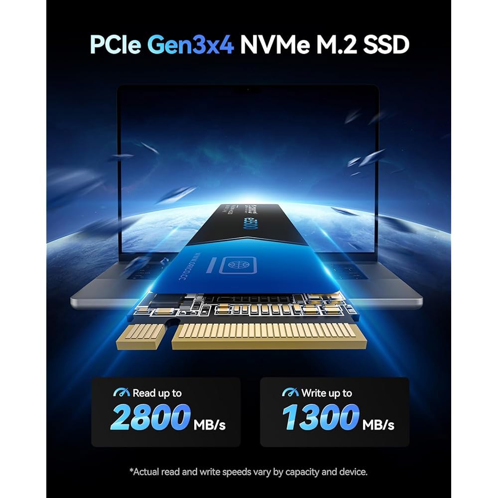 ORICO 512GB M.2 NVMe SSD, PCIe Gen3x4 M2 2280 최대 2800MB/s 읽기 및 1300MB/s 쓰기, 3D NAND 플래시 내부 솔리드 스테이트 - 상세 이미지 3