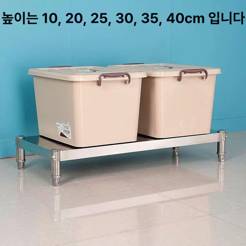 바닥 받침대 업소용 1단 스테인리스 주방 식당 작업대 다리 높이조절 - 상세 이미지 3