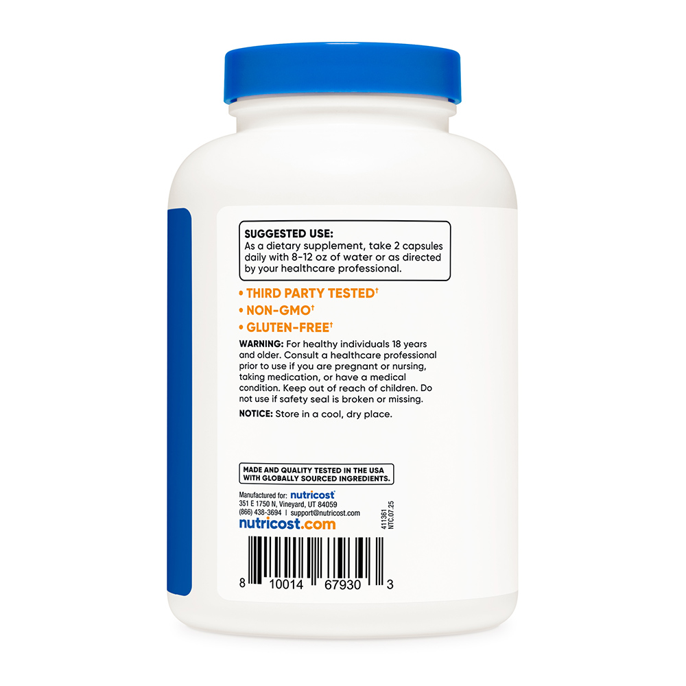 뉴트리코스트 L-카르니틴 타르트레이트 1,000mg 120회분 240캡슐, 1개 - 상세 이미지 2