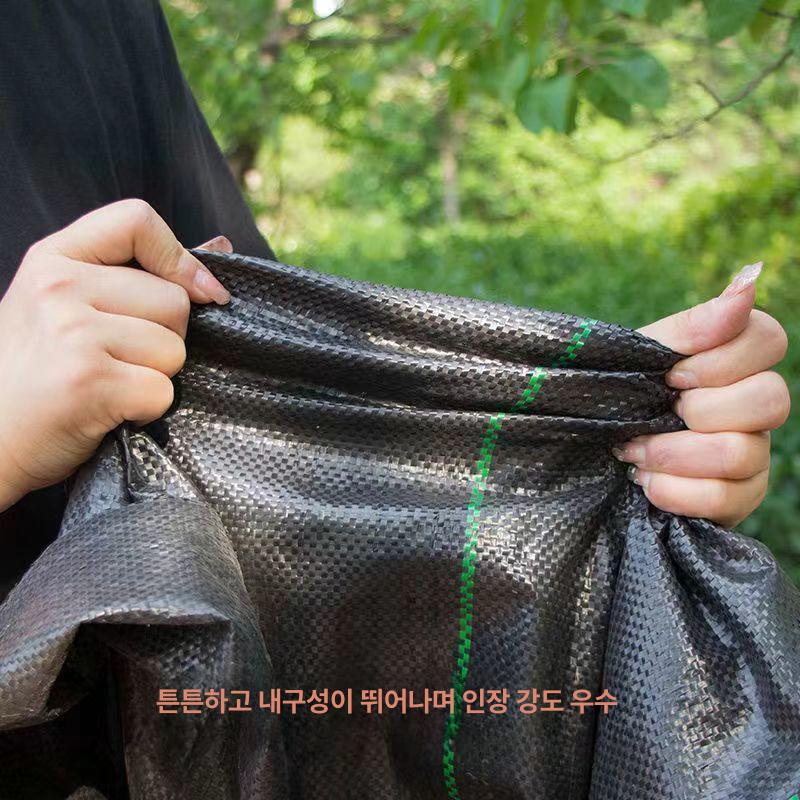 나무 망 잡초 방지 부직포 수목 사각 제초매트 식물 방초 원형 텃밭 잔디 과수원 - 상세 이미지 4