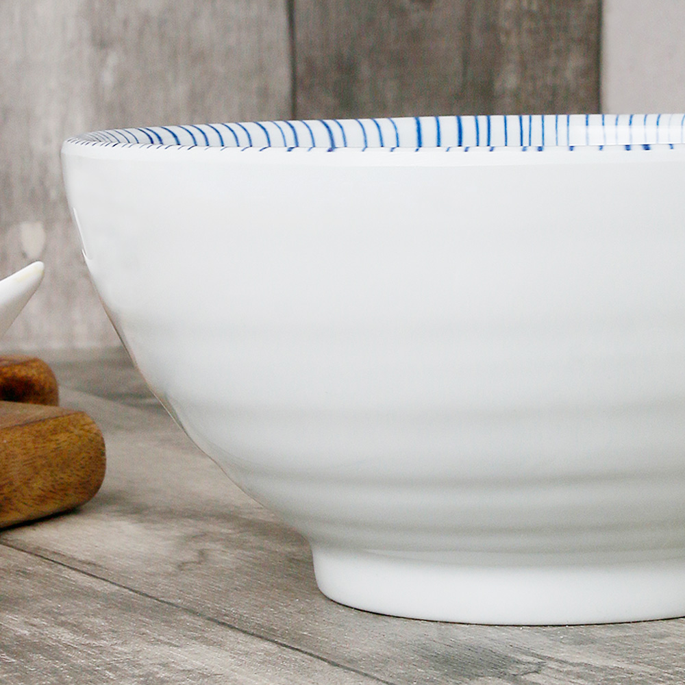 블루버드 멜라민 면기 일본 라멘 우동 라면 쌀국수 마라탕 그릇 18.6cm, 모던 - 상세 이미지 4