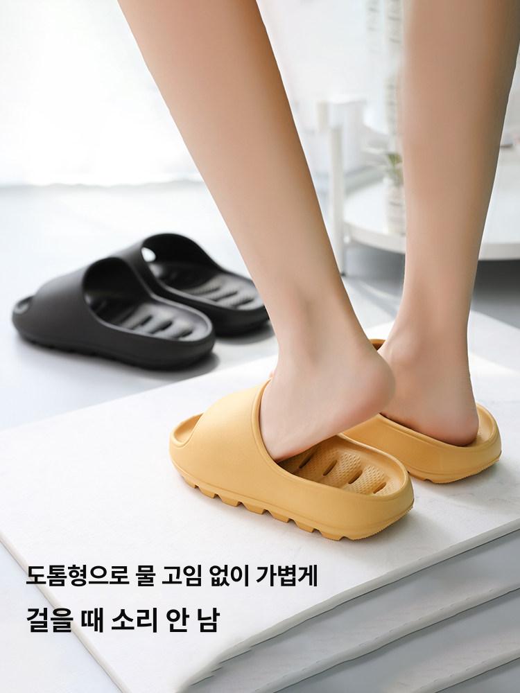 굽높은 욕실 화 물빠지는 화장실 신발 굽있는 실내화 물빠짐 미끄럼방지 - 상세 이미지 4