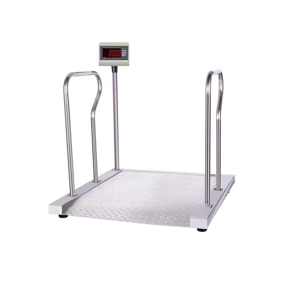 휠체어 저울 병원 요양원 스테인리스 무게 측정 도구 201 스텐 일반형 500kg / 0.1kg - 상품 이미지