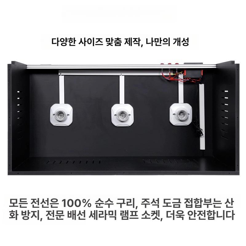 크레스티드게코 사육장 게코 온도조절 도마뱀 스마트 꾸미기 케이지 브리딩박스 - 상세 이미지 3