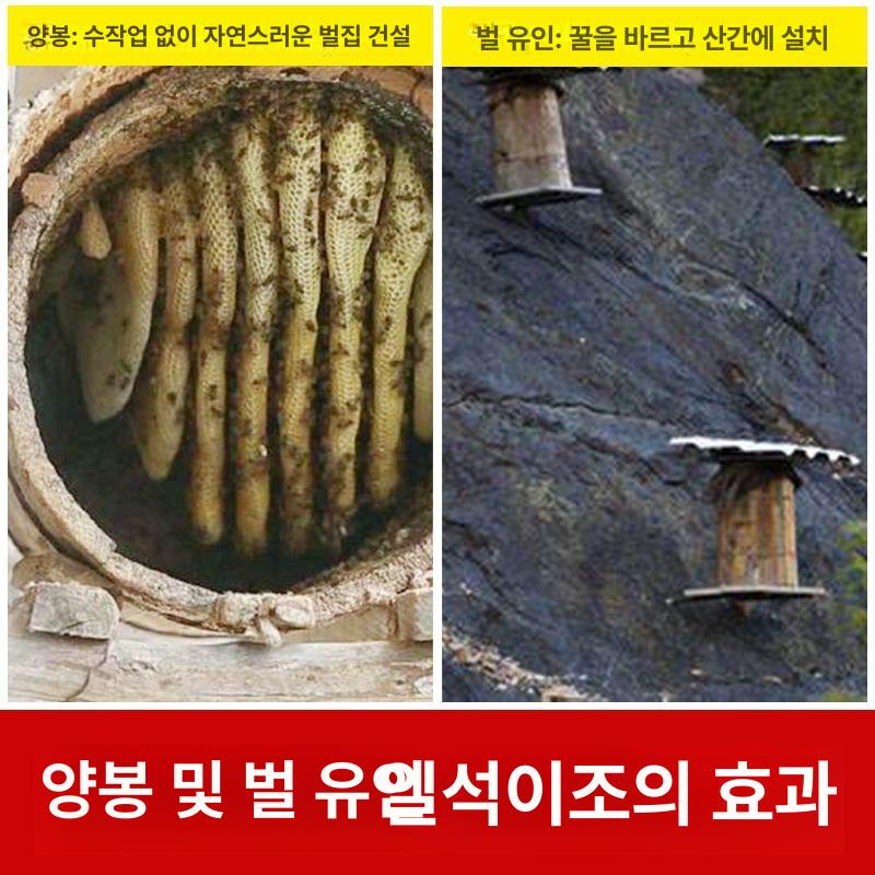토종벌통 양봉통 꿀벌상자 소형 둥지문 1개 원통벌통 오동나무벌통 작은 채집통 덮개 - 상세 이미지 2