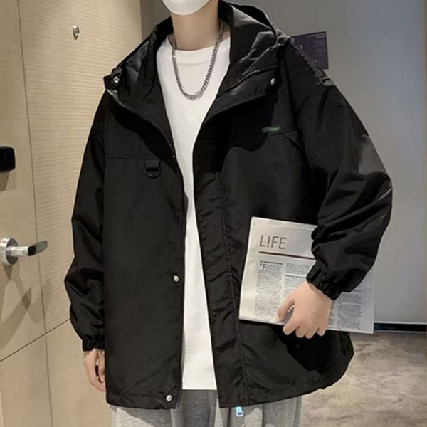 데일리 베이직 야상 자켓 오버핏 루즈핏 야상 자켓 간절기 가을 - 상품 이미지