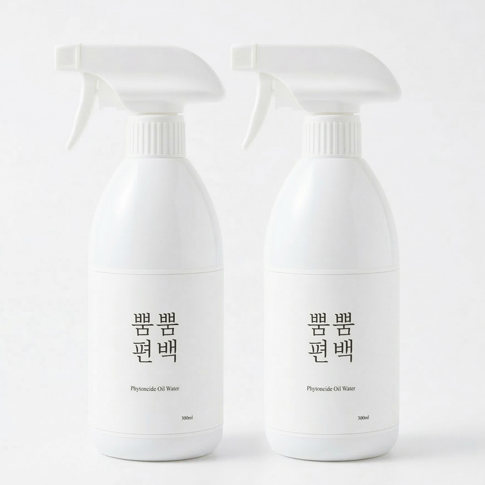 뿜뿜편백 3%편백오일함유 편백수 피톤치드 스프레이 500mL+500mL 이미지 8