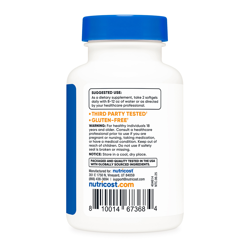 뉴트리코스트 블랙 커민 씨드 오일 1000mg 소프트젤 120정 1병 60회분 - 상세 이미지 2