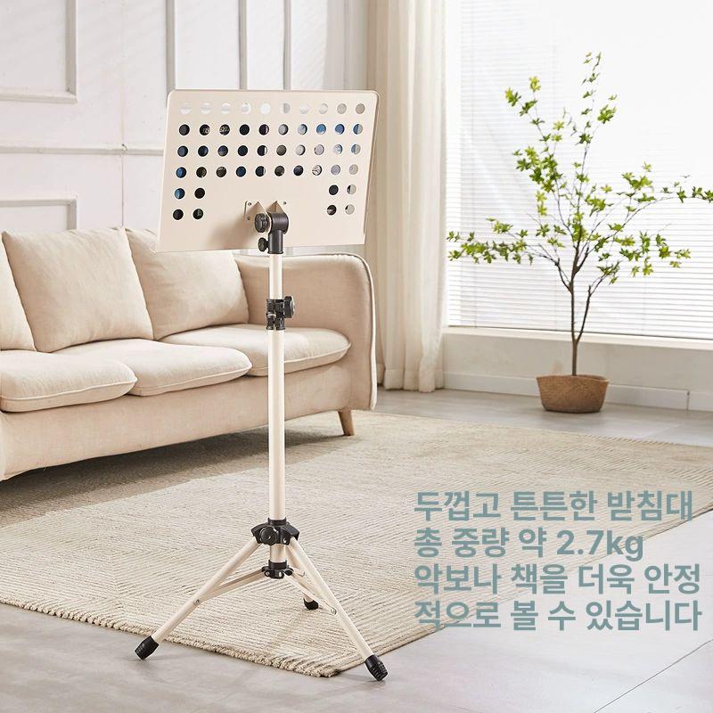 높이조절 악보대 보면대 교회 공연 아크릴 피아노 폴딩 연주 - 상세 이미지 2