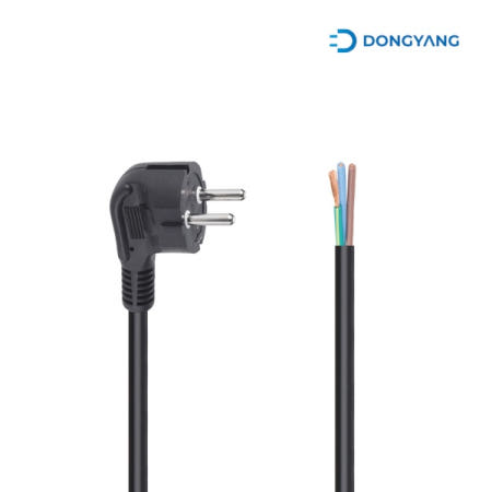 동양전자산업 16A 측면접지 AC파워 케이블 블랙 (2m)