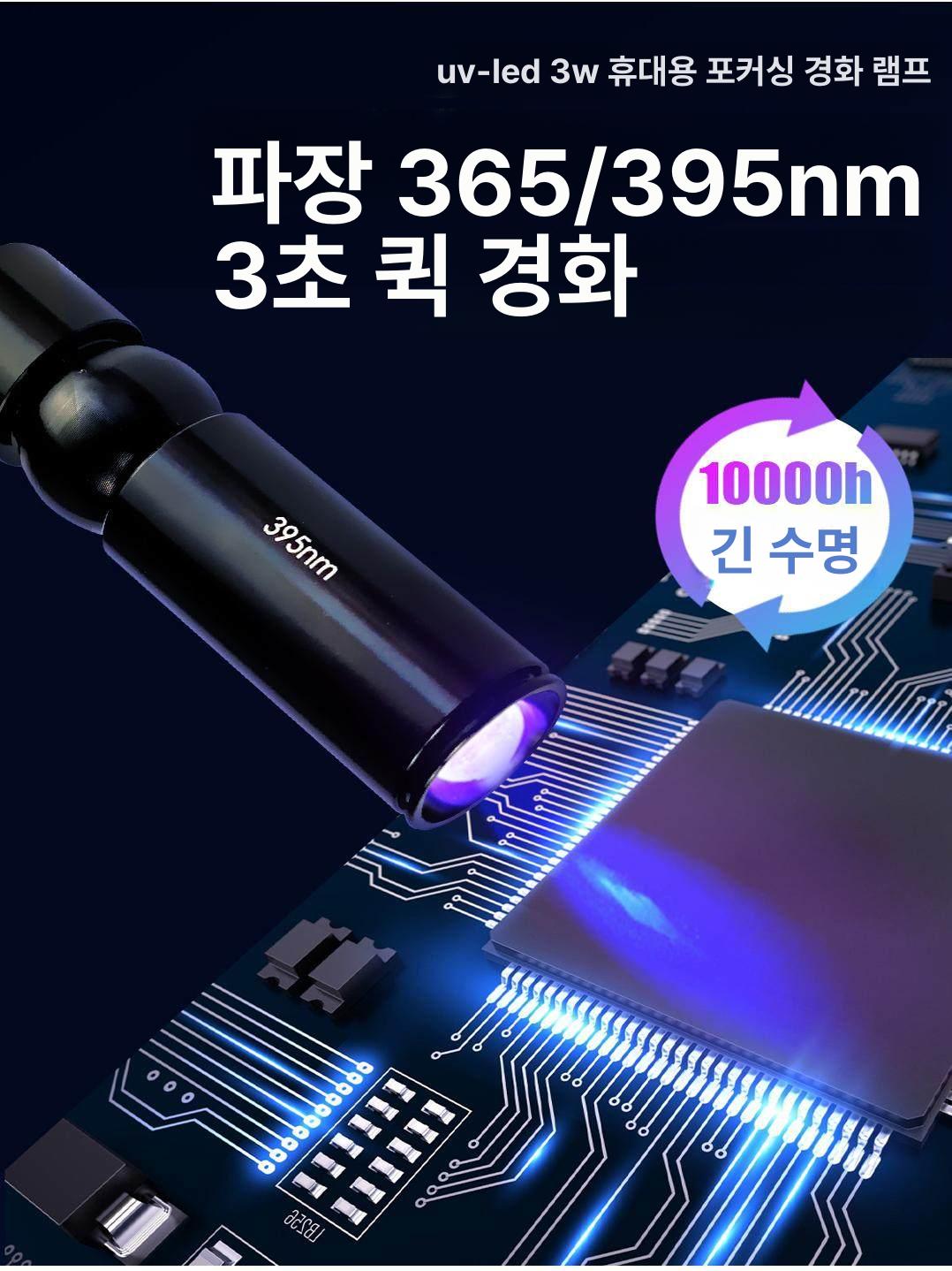 무선 광중합기 도광봉 충전식 LED 고급형 내구성 강화 튼튼한 제품 상품 보호 용품 인기 - 상세 이미지 2