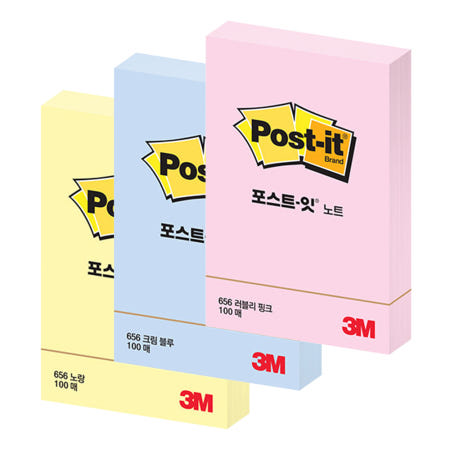 3M 3M 포스트잇 플래그 접착 큐브 모양 포스트잇 리뷰 플라스틱 인덱스 탭 656