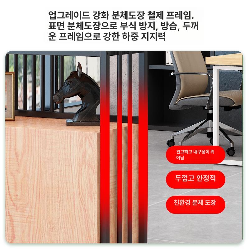분리 화분대 공간 파티션 원목 울타리 오크 야외용 조경 플랜터 식물선반 - 상세 이미지 4