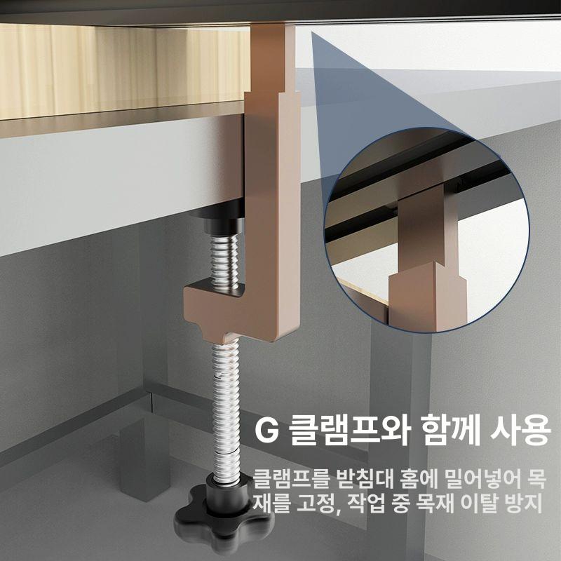 전기 트리머 목공 레일세트 가이드 베이스 밀링 원형 조각 브래킷 작업대 - 상세 이미지 3