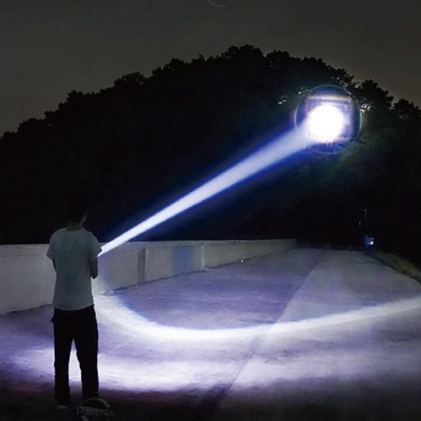 컴팩트 led 손전등 휴대용 충전식 손전등 비상용 작업용 - 상품 이미지