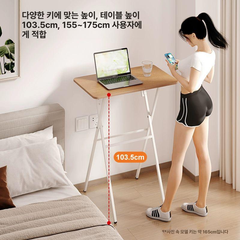 졸음방지 스탠딩책상 서있는 작업대 테이블 사무실 모션데스크 키높이 브래킷 높낮이 - 상세 이미지 5