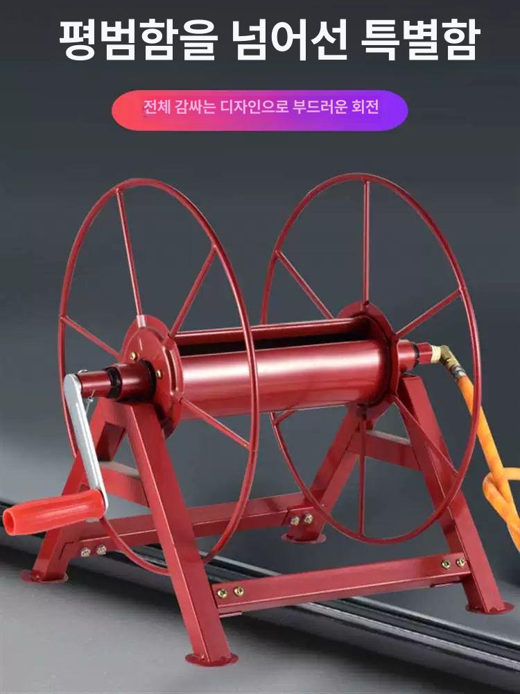 농사용 호스릴 분무기 정리 권선기 튜브 롤러 감는기 워터릴 권취 자동 - 상세 이미지 2