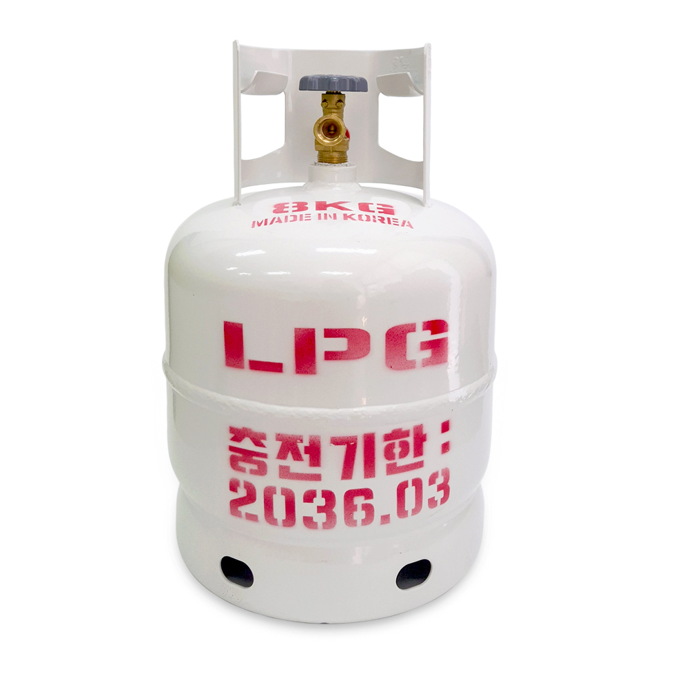 (152) 국산 8KG 가스통 LPG / 10kg 5kg 8키로 프로판 캠핑카 카라반