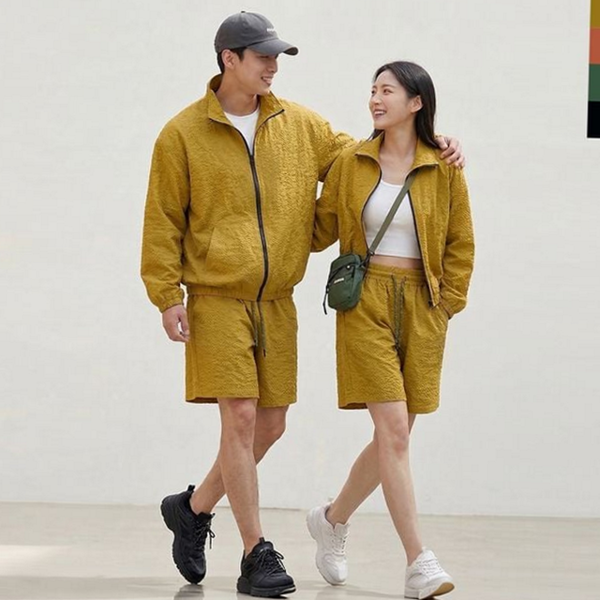 데일리 남성 여름 반바지 트레이닝 남성 반바지 상하 반팔 바지 - 상품 이미지