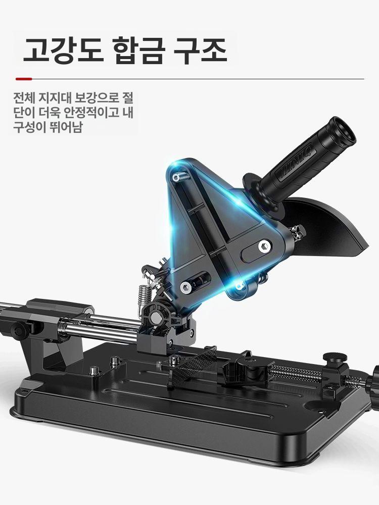 소형 멀티커터 탁상용 선반 그라인더 거치대 연삭기 다기능 휴대용 미니 - 상세 이미지 3