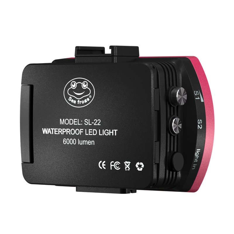 Seafrogs SL-22 6000루멘 수중 촬영 다이빙 조명 휴대용 플래쉬 - 상세 이미지 5