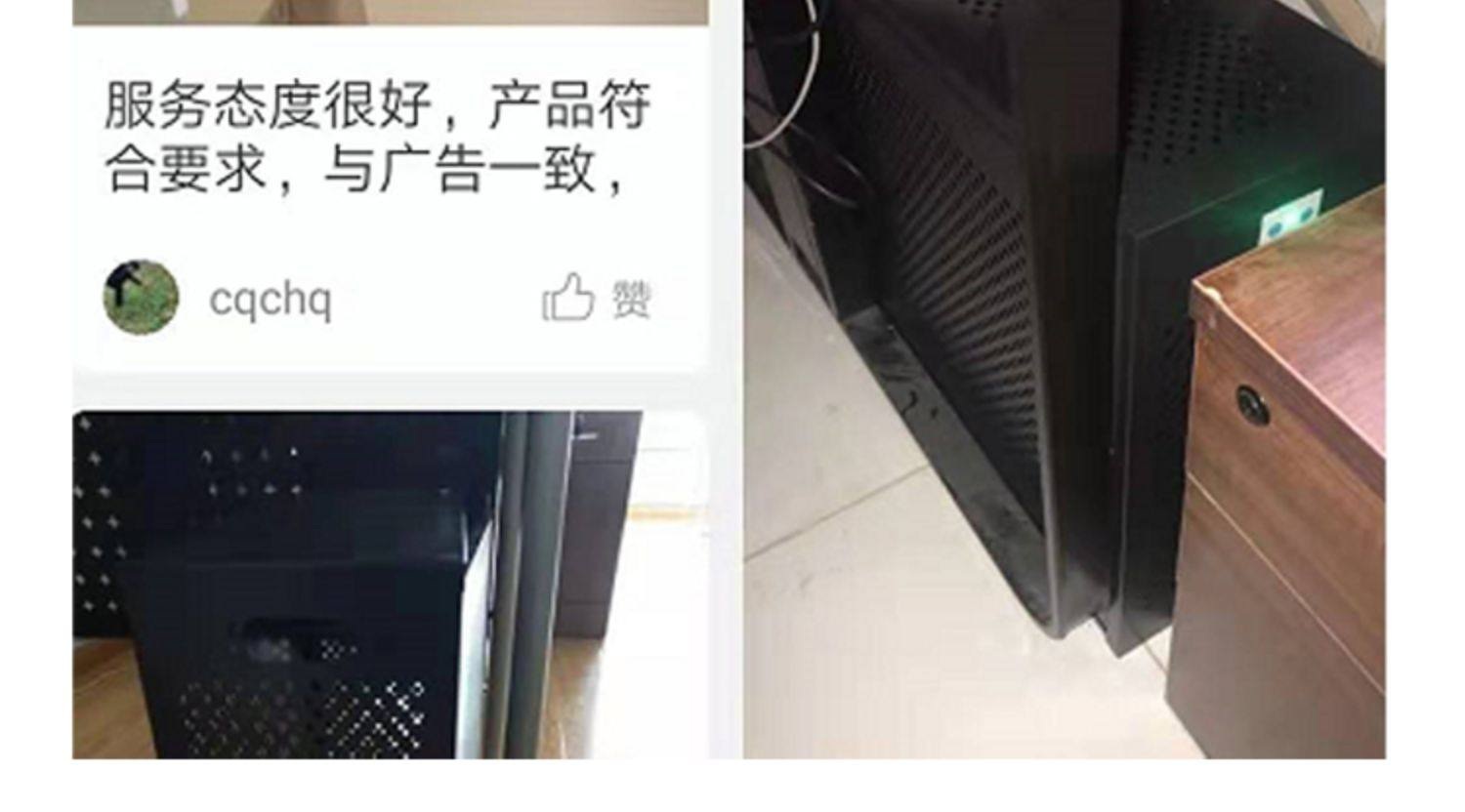 서버 잠금함 pc 컴퓨터 본체 강력한 보안용 견고한 금속 스틸 도난방지 잠금 케이스 외부 - 상세 이미지 4