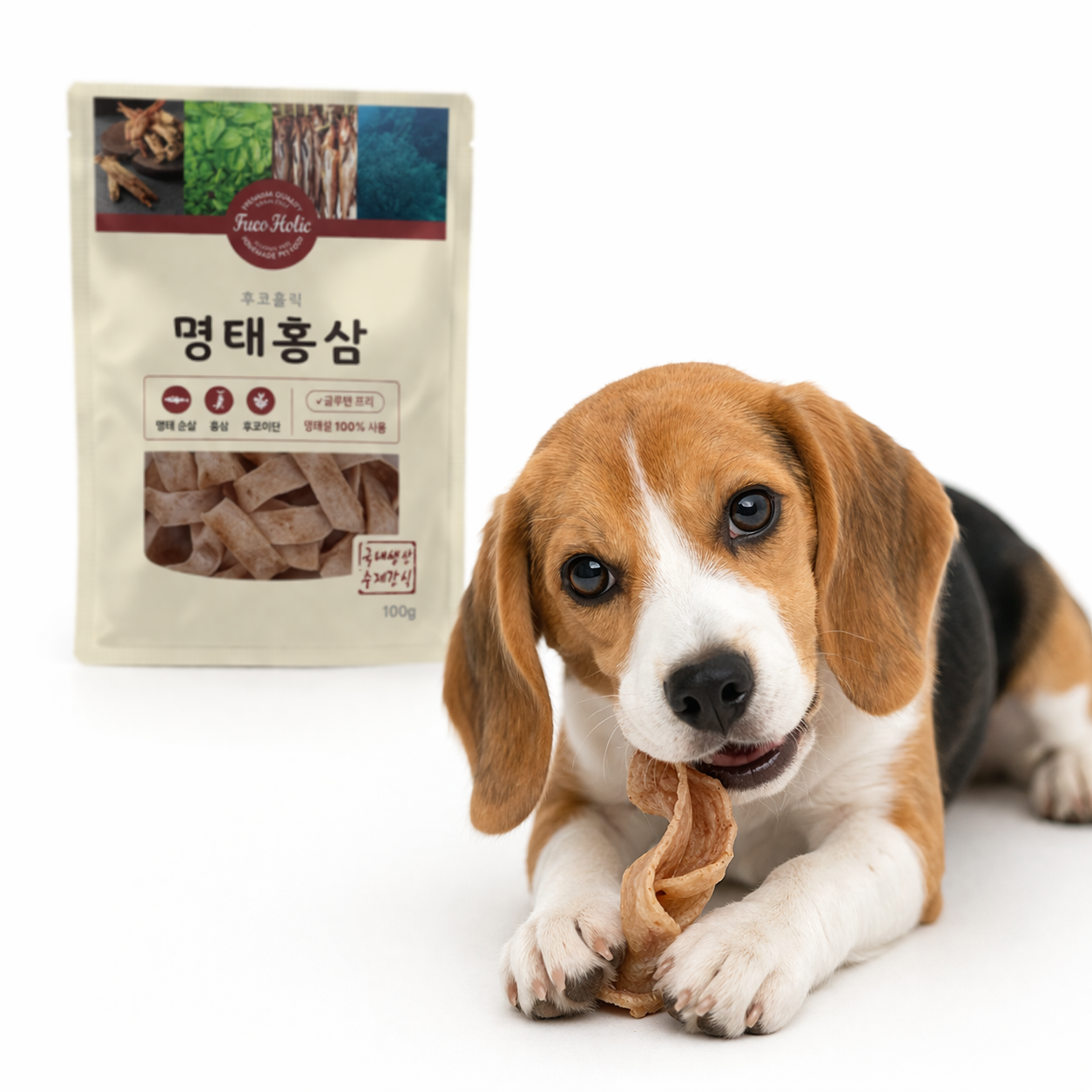 강아지췌장염간식 강아지 건강식 영양식 명태베리 100g 이미지 6
